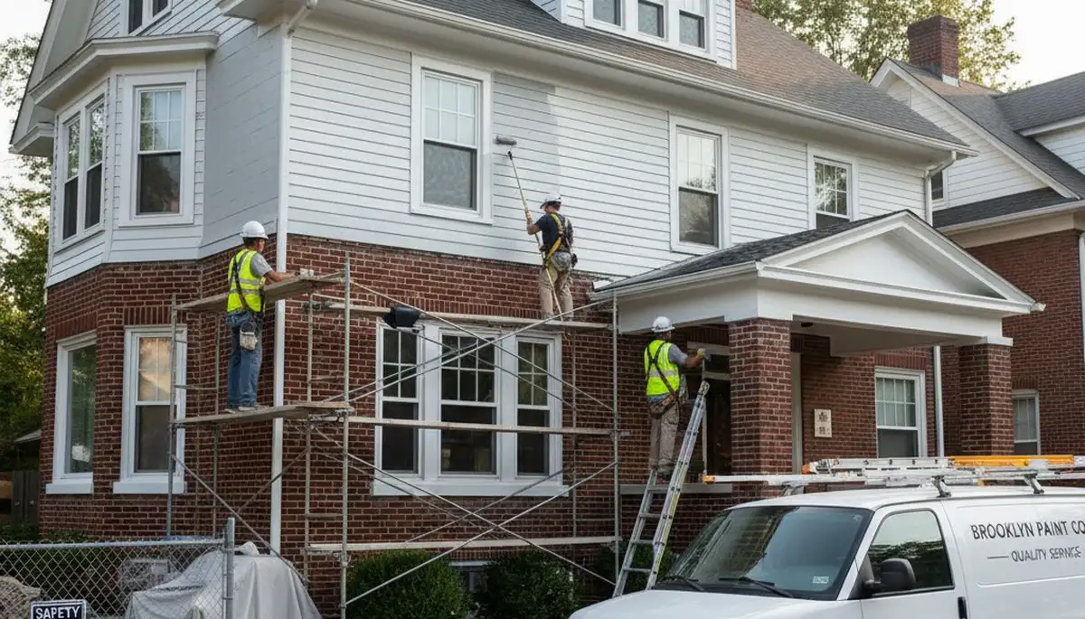 Professional Baltimore, MD painter providing residential and commercial painting services