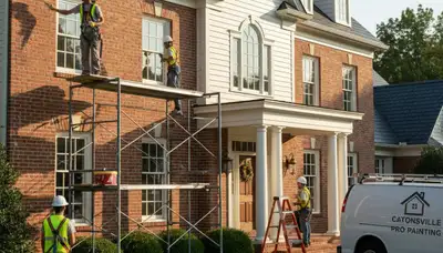 Baltimore, MD painting contractor providing professional interior and exterior house painting services