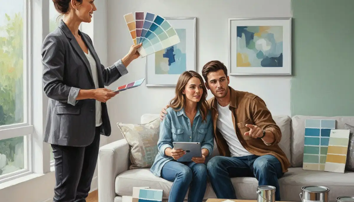 Baltimore, MD color consultation for homes and businesses with paint swatches and expert guidance