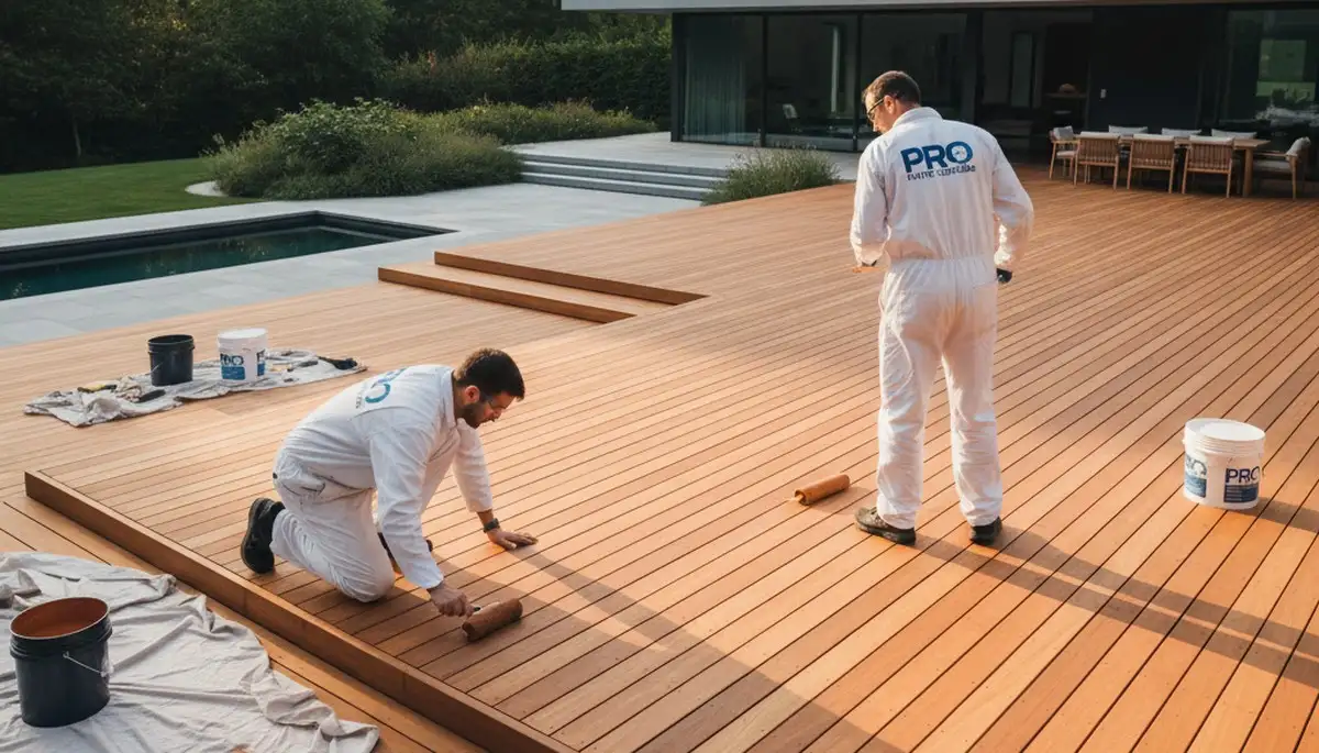 Baltimore, MD deck painting service for durable, weather-resistant wood coatings