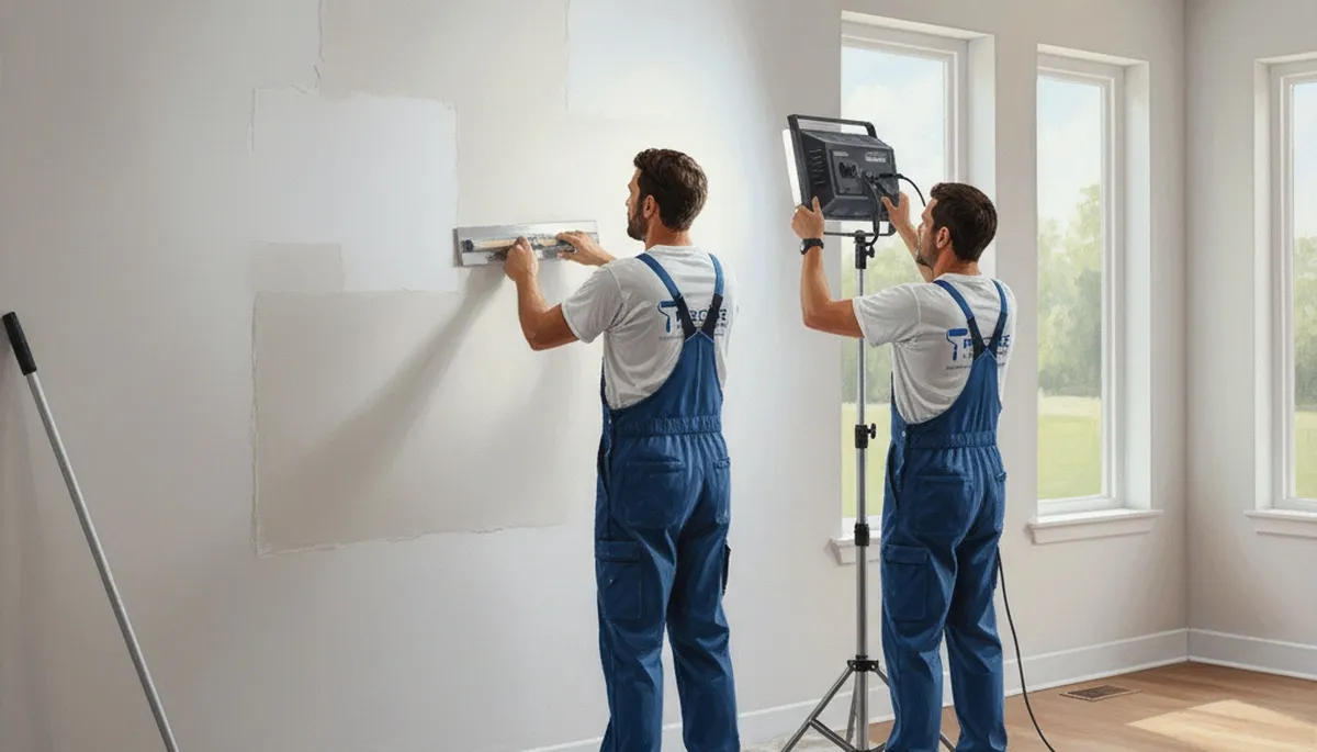 Baltimore, MD drywall repair for cracks, holes, and moisture damage by a professional painting contractor