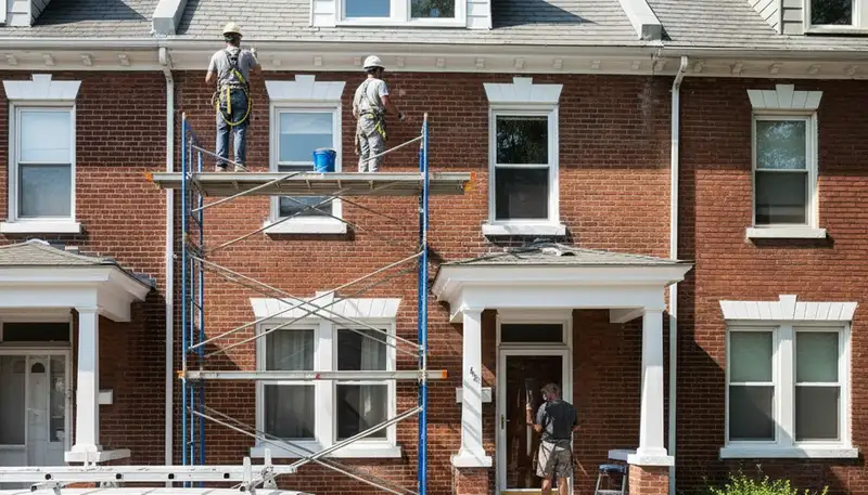 Baltimore, MD painters delivering professional interior and exterior painting services
