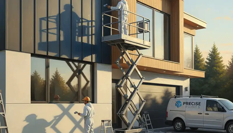 Exterior house painting in Baltimore, MD by Baltimore Paint Pros