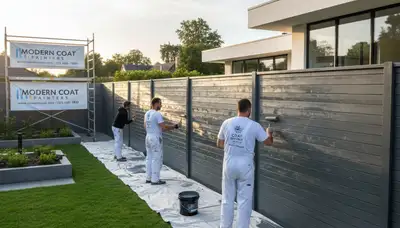 Baltimore, MD fence painting for weather protection on wood and metal fences