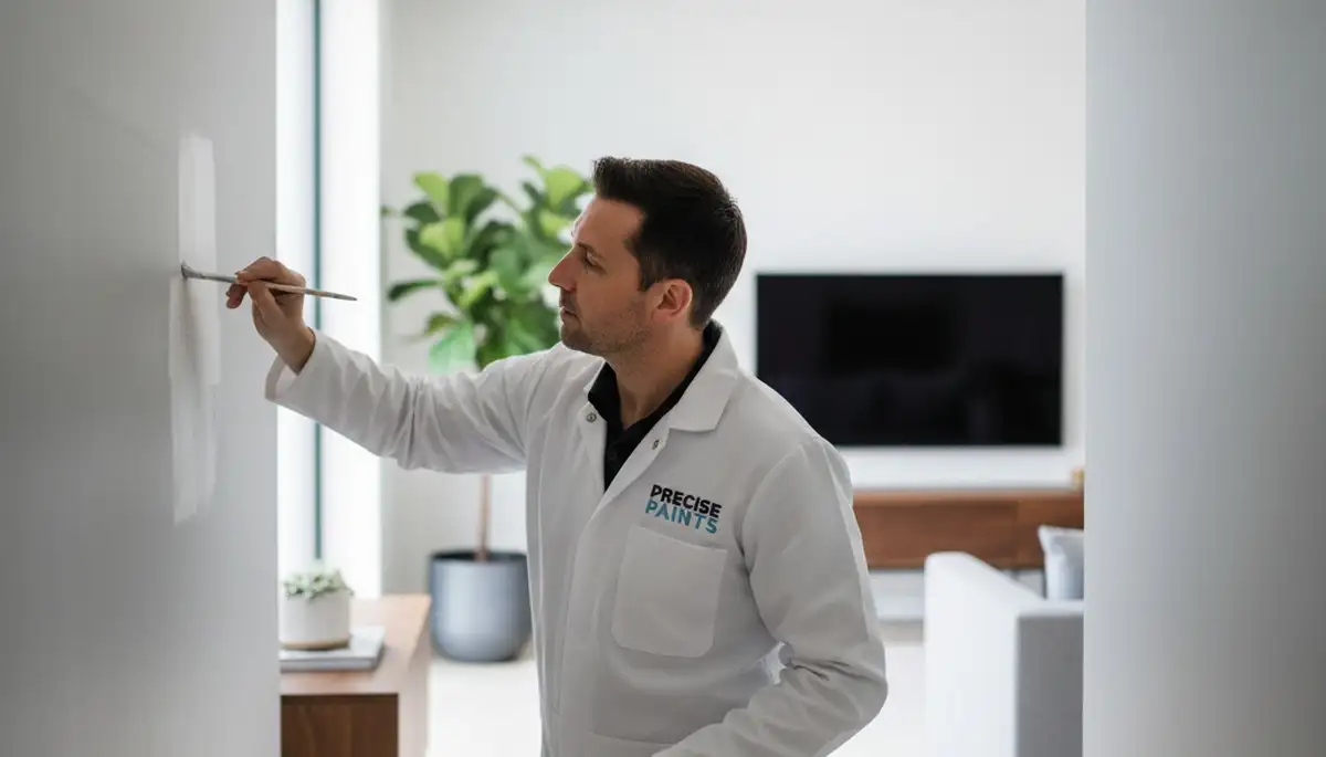 Baltimore, MD painters repairing interior paint touch-ups for homes and businesses