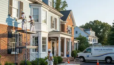 Professional Baltimore MD painting contractor providing interior and exterior house painting services