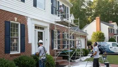 Baltimore, MD painting contractor serving homes with professional interior and exterior painting services